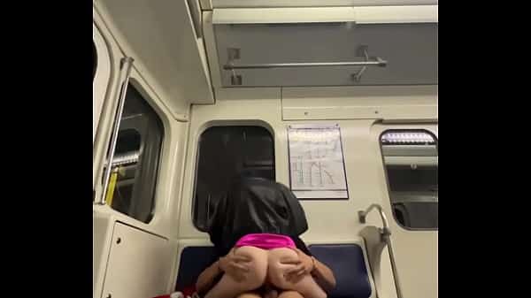 Public sex in a train car in the subway – I was met by a subscriber in the subway and fucked – Darcy Dark