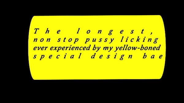 The longest, non-stop pussy licking ever seen on the Adult Entertainment industry