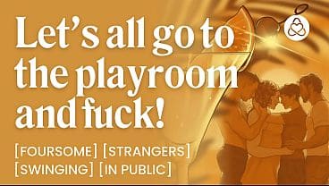 ASMR Audio Porn: First Time Couple Swapping at a Queer Swingers Resort – Foursome, Strangers & In Public – Erotic Audio Roleplay for Women
