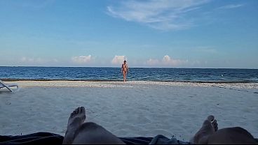 Beach Perv Gets A Taste Of His Own Medicine
