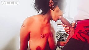 Cum On These Tits Big Nipples Ebony Cumshot – Red Bone