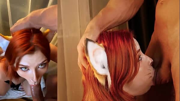 Cute Fox Sucks Big Dick – Cum on Face