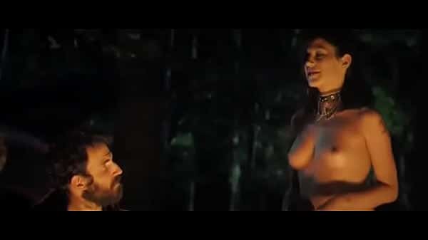 Eva Hamilton showing naked boobs to everyone