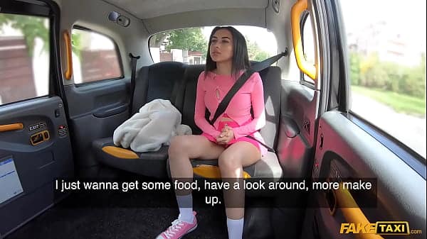 Fake Taxi – young London babe with big tits and cute ass seduces cabbie for free ride but his massive cock csan hardly fits inside her tight pussy