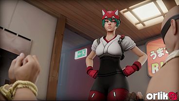 Hot Kiriko – Catching Thieves 3D Overwatch Porn Animation