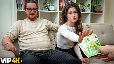 HUNT4K. I had no idea my Girlfriend was such a Slut and willing to fuck a Stranger for money