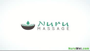 NuruWet presents hot nuru massage XXX clip: Alexis Malone, Victor Ray