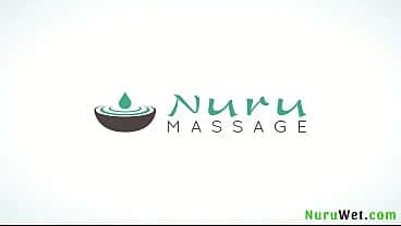 NuruWet presents hot nuru massage XXX clip: Brad Sterling, XxLayna Marie