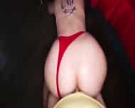 Quick Doggystyle Sex With A Hot Body Bitch Dressed In A Pink Kimono Homemade Video