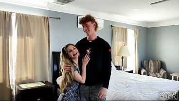 Red head fucks tiny 18yo white pussy