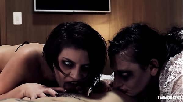 TERROR TOTAL – DUAS FANTASMAS DEMONÍACAS DANDO O CU – ESPECIAL HALLOWEEN II- AGATHA LUDOVINO/ LADY SNOW BRASIL/LORD KENOBI