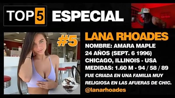 Top 5 Especial – Lana Rhoades